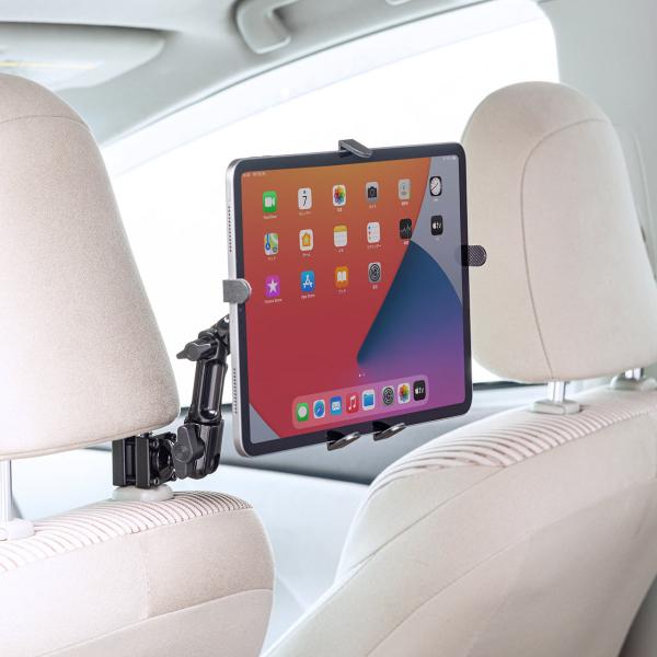 iPad タブレット車載ヘッドレストアーム 後部座席向け 7〜11インチ対応 車載用品 :200-CAR044:サンワダイレクト - 通販