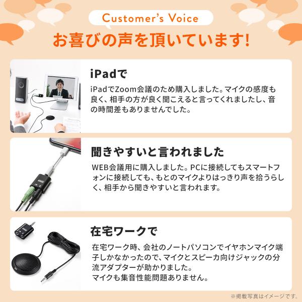 Iphone 会議用 マイク スピーカー 両対応 電話会議 Ipad スマホ スピーカーフォン オーディオ変換アダプター Buyee Buyee 日本の通販商品 オークションの代理入札 代理購入