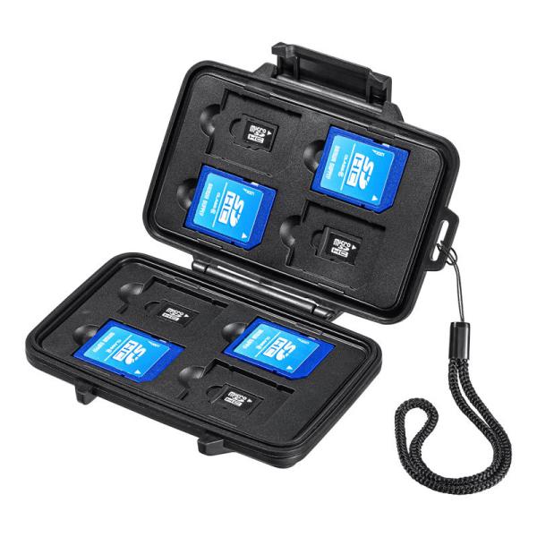 他サイト： 防水 防塵メモリーカードケース SDカード、microSDカード用（FC-MMC29BK）の商品画像