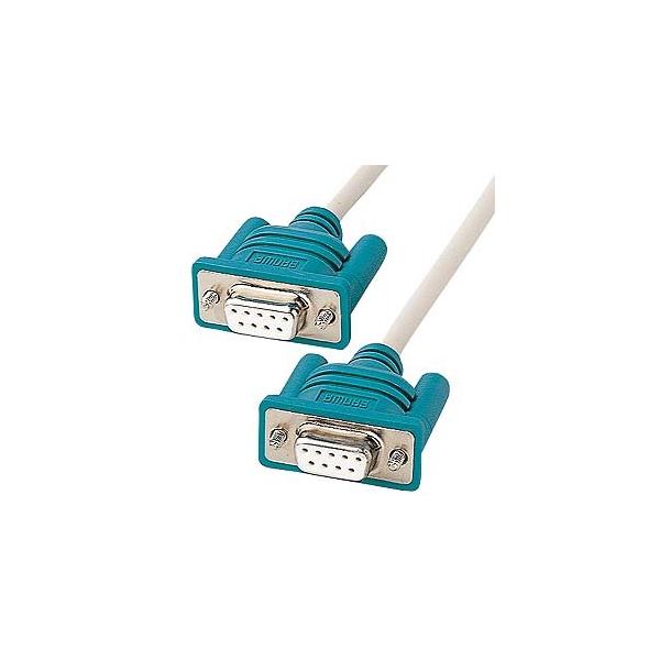 RS-232Cケーブル インタリンク クロス D-sub9pinメス−D-sub9pinメス（3m）（KR-LK3）