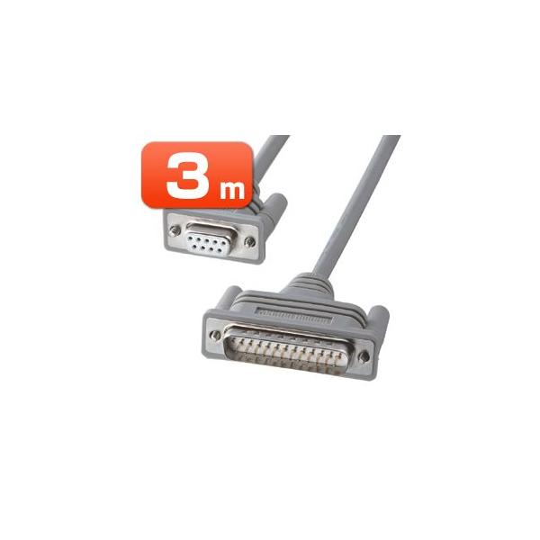 RS-232Cケーブル クロス シリアル D-sub9pin ポートとNEC PC−9821シリーズ（3m）（KRS-423XF3K）
