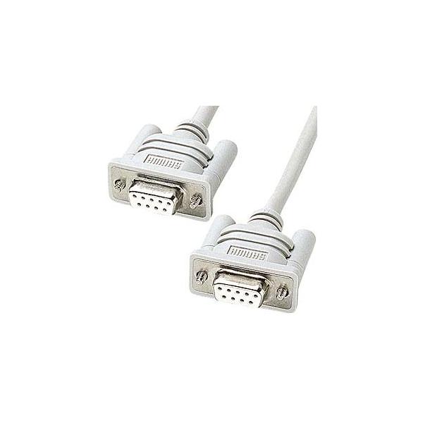 RS-232Cケーブル モデム TA用 D-sub9pinメス−D-sub9pinメス（2m）（KRS-433XF2K）