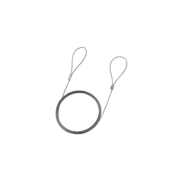 パソコン盗難防止 eセキュリティ ワイヤー ロック（太さ：1mm）（長さ：1.5m）（SLE-2W）