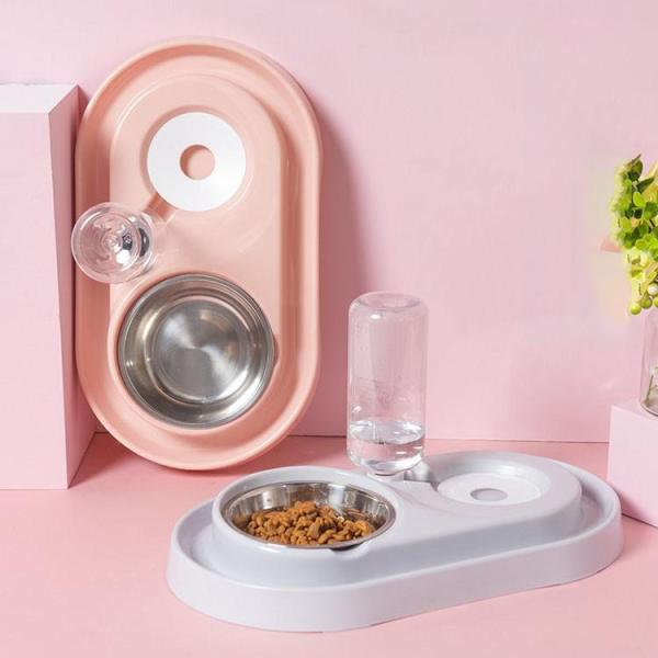 給餌器猫犬自動給餌器ペットボトルペットペットフィーダー自動水飲み器給水器給水タンクペット用品自動補給旅行外出食器日本代購 Ez易買x Bibian比比昂