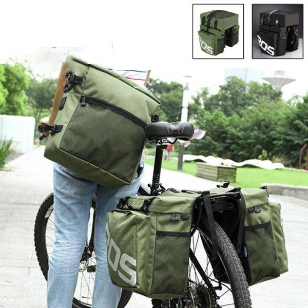 自転車用 サイクルバッグ 大容量 サイクルパニアバッグ ロング