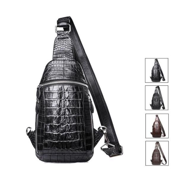 ボディバッグ メンズ 本革 2way 縦型 斜め掛け ショルダーバッグ