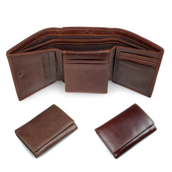 三つ折り財布 メンズ 財布 本革 サイフ ウォレット wallet 大収納 大