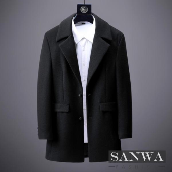 チェスターコート メンズコート 秋冬 ラシャコート ロングコート 男性 ジャケット 通勤 マート カジュアル コート 40代 代 30代 アウター