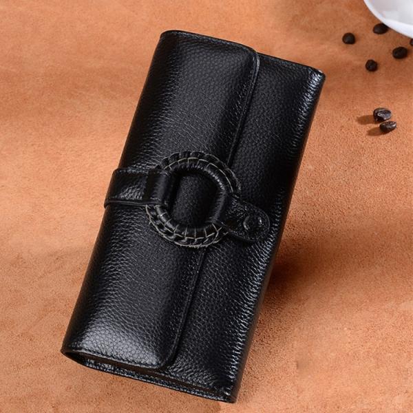長財布　レディース　財布　本革　サイフ　ウォレット　wallet　大収納　大容量　多機能　カード入れ　コンパクト　可愛い　