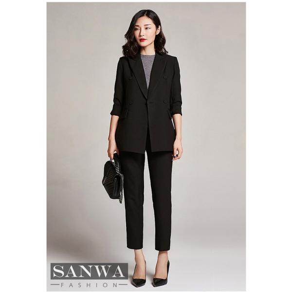 レディーススーツ 上下セット パンツスーツ セットアップ フォーマル 通勤 卒業式 入学式 オフィス ビジネス おしゃれ セレモニースーツ Buyee Buyee Japanese Proxy Service Buy From Japan Bot Online
