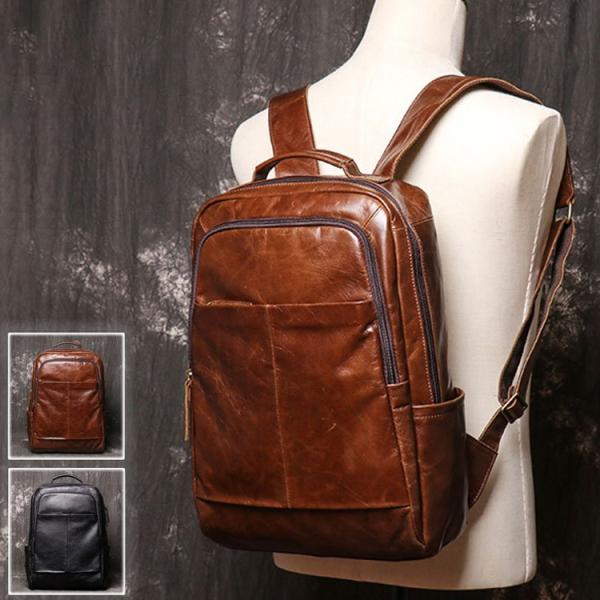 リュック メンズ リュックサック 本革 牛革 デイパック ビジネス