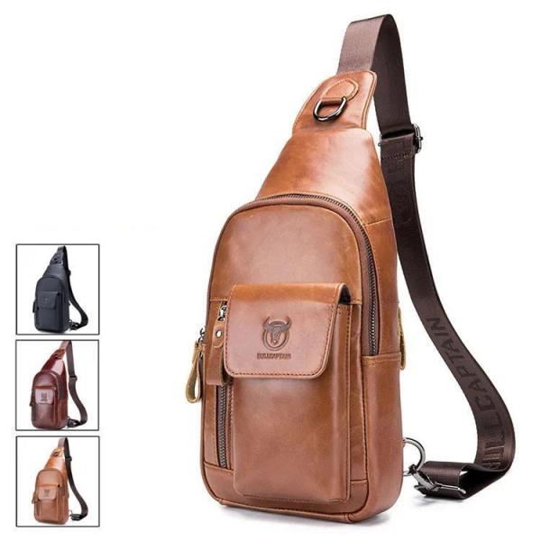 ボディバッグ メンズ 本革 2way 斜め掛け ショルダーバッグ 自転車 鞄