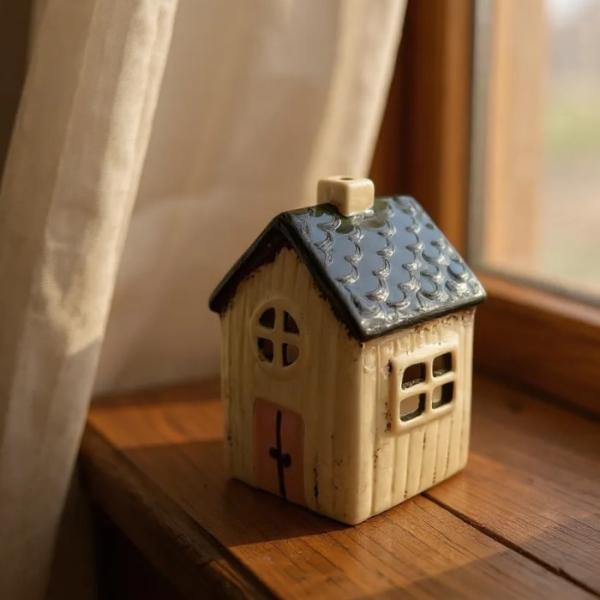 この美しいキャンドルハウスは、あなたのインテリアに温かみとおしゃれをもたらす特別なアイテムです。ヨーロッパの街並みを思わせるデザインが、見る人の目を引き付け、空間全体に優雅でロマンティックな雰囲気を与える存在となります。このキャンドルホルダ...