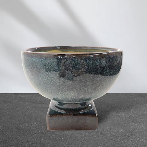 植木鉢 カップ型 底穴あり 陶器 ガーデニング 園芸 花器 フラワーポット インテリアグリーン 観葉植物 ctq-309M
