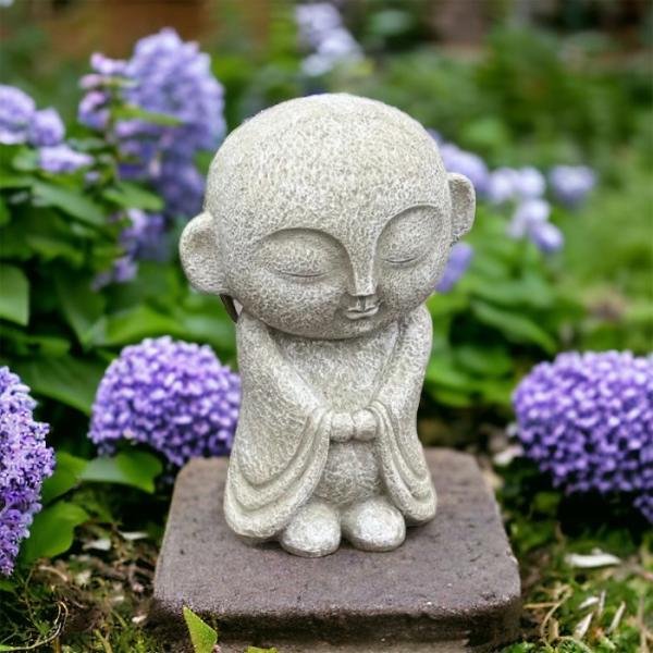 お地蔵さん 中 EV17504A 傘無し かわいい ガーデンファニチャー