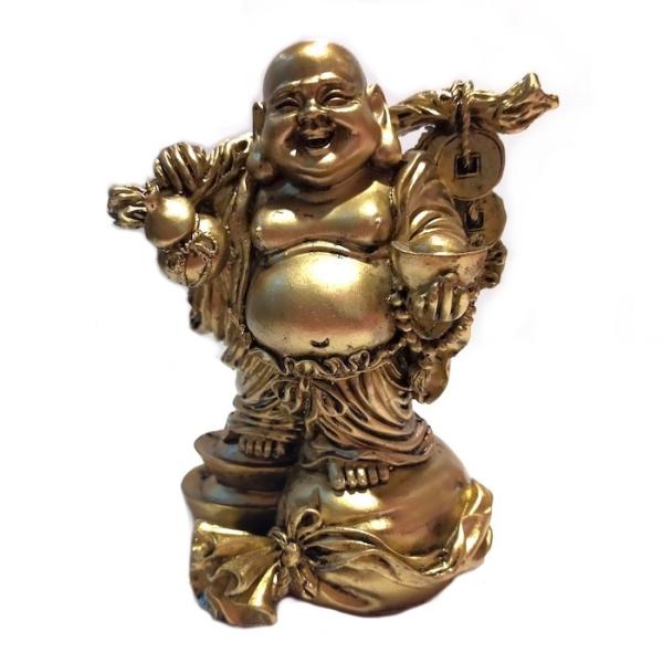 布袋尊 布袋さん 七福神 s21029-2 置き物 財運 金運 開運 商売繁盛