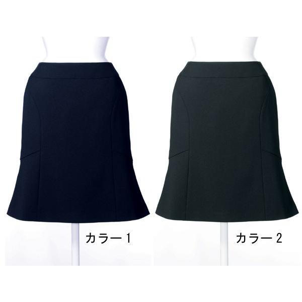 事務服 スカート アンジョア 51413 マーメイドスカート 5号から19号  