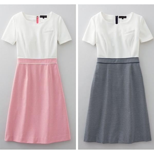 事務服 ワンピース アンジョア 66520 ワンピース 5号から15号SALE  