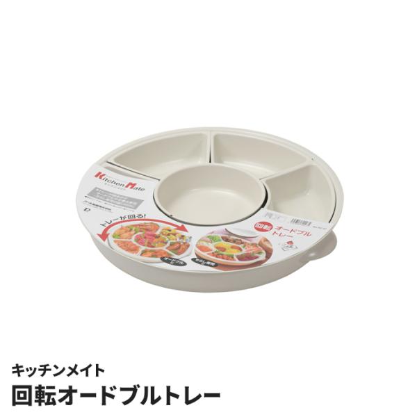 オードブル回転台 日本製 回転テーブル 回転トレー パーティー プレート ターンテーブル 卓上 中華料理 おもてなし 盛り付け 大皿料理 キッチンメイト