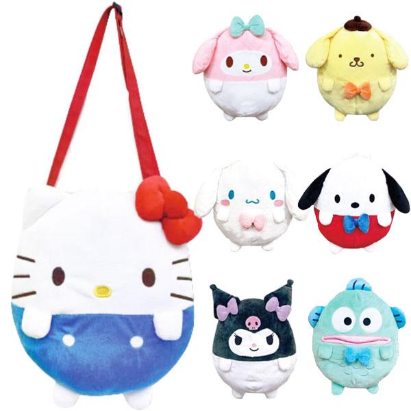 関連ワード: 小物入れ おでかけ ぬいぐるみ キャラクター グッズ ポーチ カバン ハローキティ マイメロディ ポムポムプリン シナモロール ポチャッコ クロミ ハンギョドン人気のサンリオキャラクターが大集合！斜め掛けができる、ポシェット型...