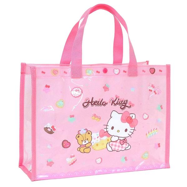 夏　レトロ　キティ　プールバッグ　ピクニックシート プールバッグ 縫製トートバッグ ハローキティ 夏祭り : おもちゃの三洋