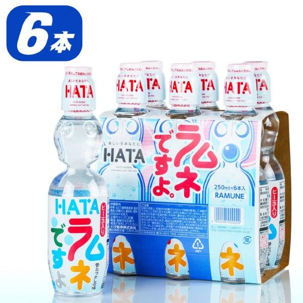 ハタ鉱泉 ハタPETラムネですよ 250ml×6本入り 炭酸飲料 ラムネ 夏祭り