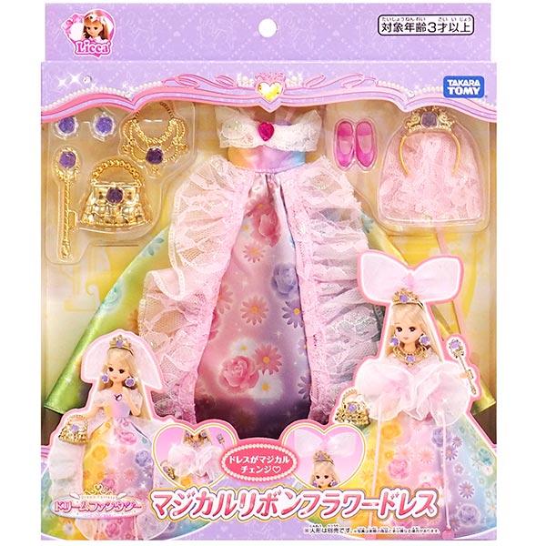 リカちゃん ドリームファンタジー マジカルリボンフラワードレス リカちゃん ドリームファンタジー マジカルリボンフラワードレス
