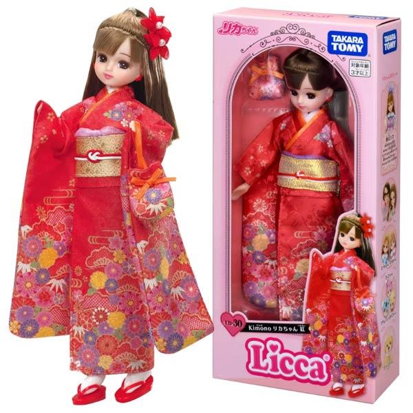 リカちゃん LD-30 Kimonoリカちゃん 紅 爆買 : おもちゃの三洋堂ネット