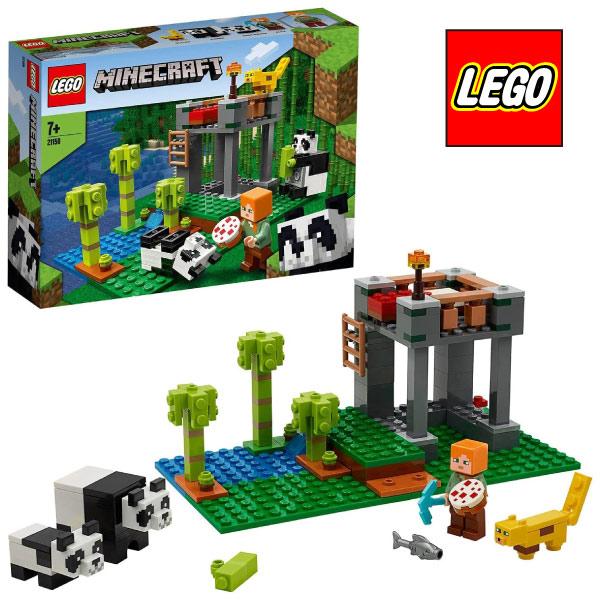 LEGO レゴ マインクラフト パンダ保育園 21158 : おもちゃの三洋堂 
