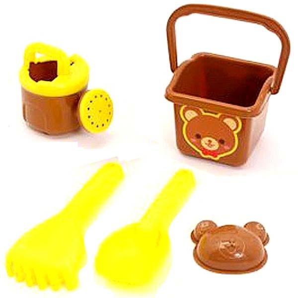 くまちゃんのバケツセット お砂場遊びセット おもちゃの三洋堂 通販 Yahoo ショッピング