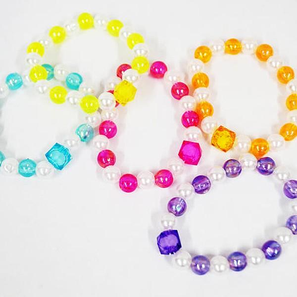 クリスタルパールブレス25個セット アクセサリー ブレスレット おもちゃの三洋堂 通販 Yahoo ショッピング