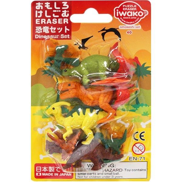 イワコー おもしろけしごむ 40 恐竜セット ブリスター 消しゴム おもちゃの三洋堂 通販 Yahoo ショッピング