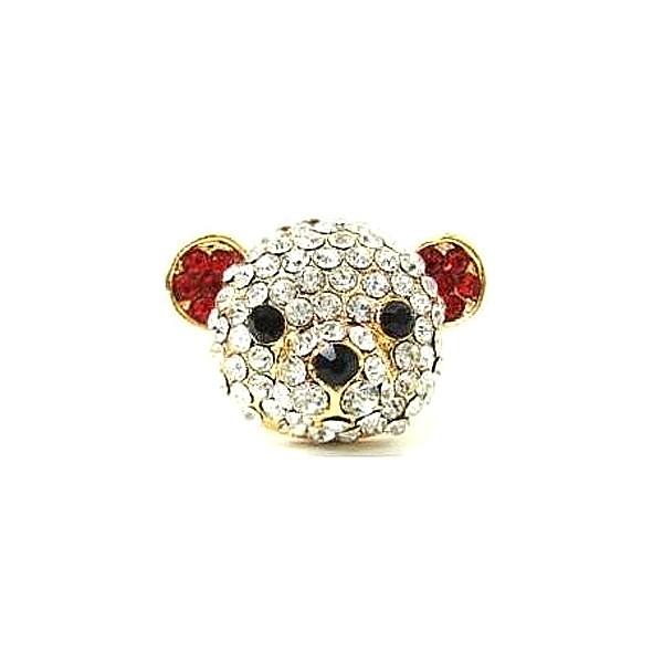 キラキラベアリング24個セット くまさん付指輪 おもちゃの三洋堂 通販 Yahoo ショッピング