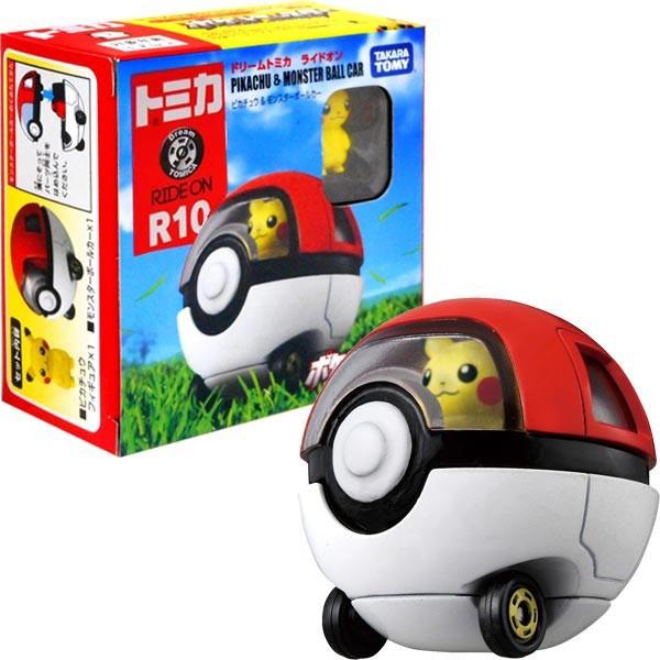 ドリームトミカ ライドオンr10 ピカチュウ モンスターボールカー おもちゃの三洋堂 通販 Yahoo ショッピング