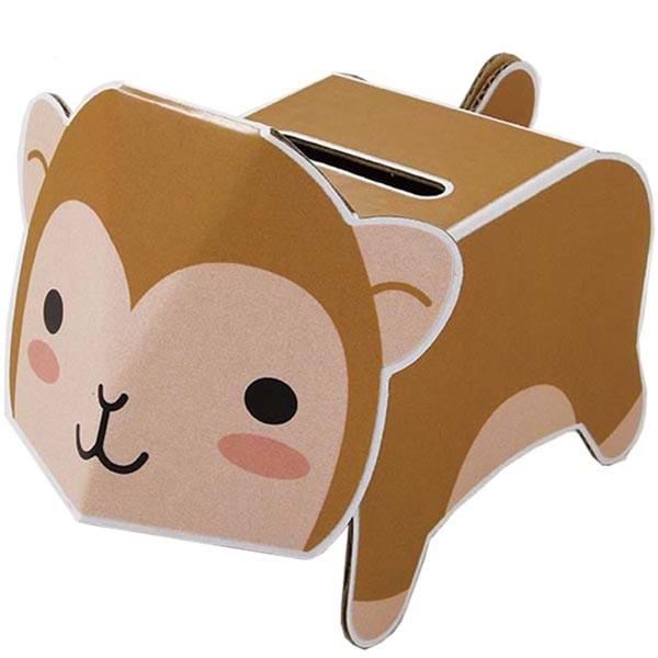 メール便可 ダンボール工作 Dancoo 動物貯金箱 サル Danc Sa おもちゃの三洋堂 通販 Yahoo ショッピング