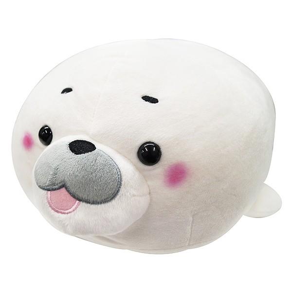 もちもちアニマル マシュマロぬいぐるみ いたずらっこアザラシ ぬいぐるみクッション Motimoti Azarashi おもちゃの三洋堂 通販 Yahoo ショッピング