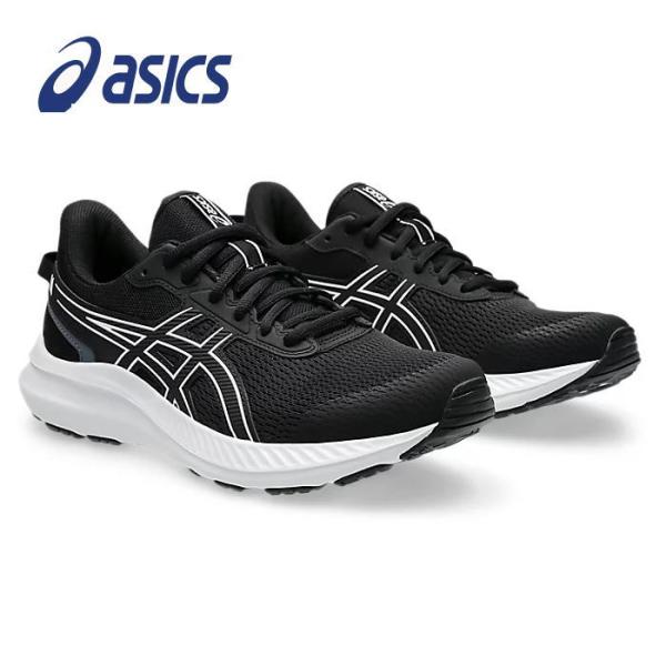 【送料無料】幅広 アシックス メンズ レディース ジョルト5 JOLT 5 軽量 ランニングシューズ スニーカー 男性 運動靴 ホワイト ブラック 白 黒 1011B964-003