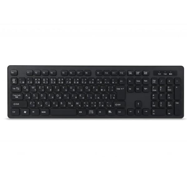 ���C�����X�L�[�{�[�h  �����L�[�{�[�h 2.4GH�� ���{��108�L�[ HIDISC HDKB-206WBK/0212