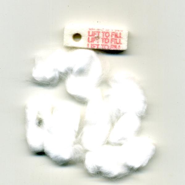 ジッポー 交換用綿 オイルライター専用綿（コットン＆フェルトセット）純正品バルクｘ１個/送料無料メール便 ポイント消化
