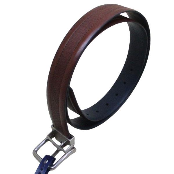 トミー・ヒルフィガー   メンズベルト リバーシブルベルト タン ブルー 11TL01XZ28 TAN/BLUE TOMMY HILFIGER（トミー・ヒルフィガー） 牛革ベルト リバーシブル 長