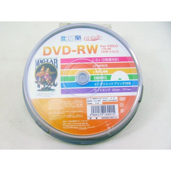 DVD-RW JԂ^p rfIp CPRMΉ 2{ 10Xsh HIDISC HDDRW12NCP10/0015UZbg//