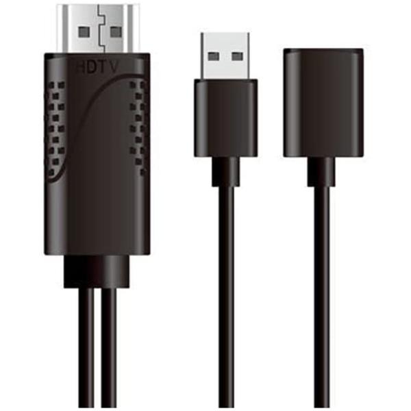 HDMI USB 変換ケーブル HIDISC  ML-HDM1MA07BK/0235/送料無料メール便 ポイント消化