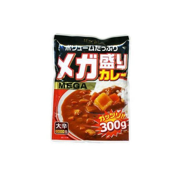 レトルトカレー メガ盛り 大辛 300gｘ５食セット/卸 ハチ食品