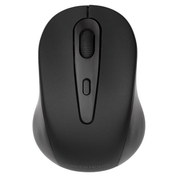 �}�E�X ���� 2.4GHz �É� ���w�� �O���[���n�E�X GH-MULQOA-BK �u���b�N/7144/��������