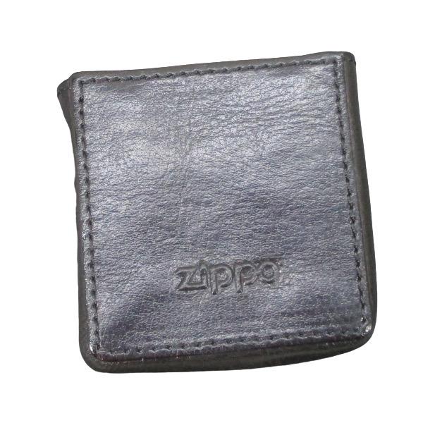 シガレットケース ジッポー 革製タバコケース 米国ZIPPO社 黒 ブラック/送料無料