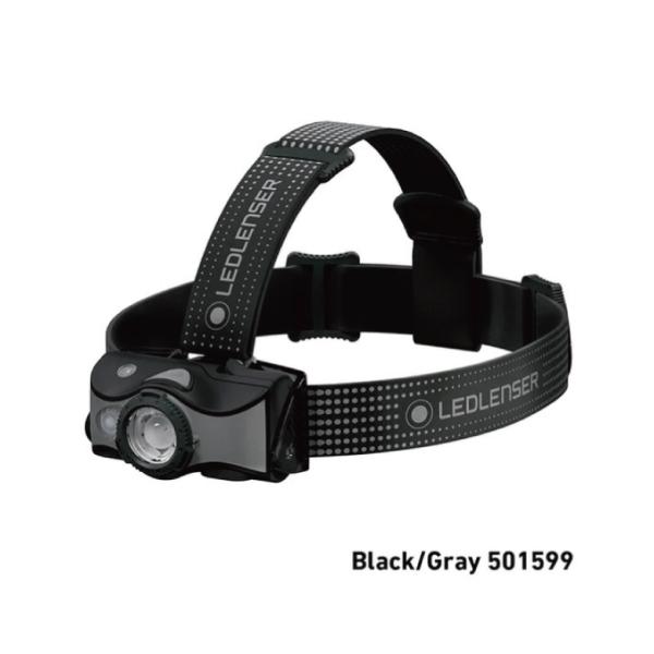 LEDLENSER ヘッドランプ ブラック LEDLENSER（レッドレンザー） ヘッドランプ MH7 Black/Gray アウトドア