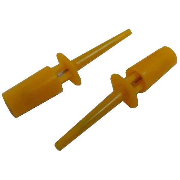 2フィンガー 幅約0.4mm 長約45.8mm ICクリップ・テストクリップ 自作