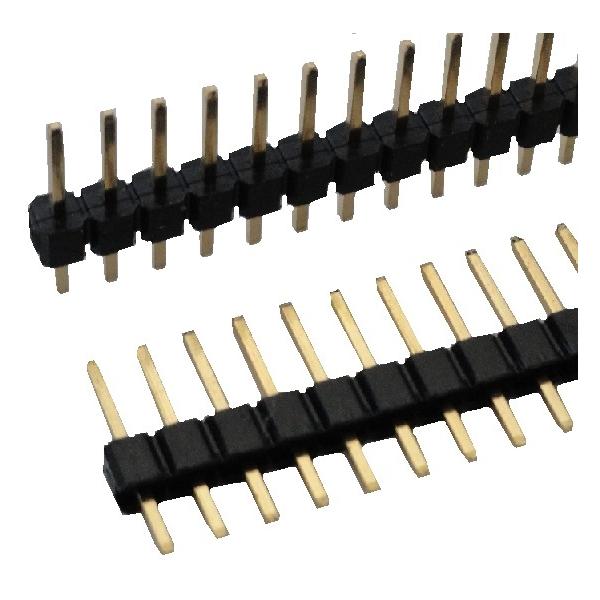 1×14=14P　ピンヘッダ　金メッキ　2.54mmピッチ　6個入　＜con-033＞