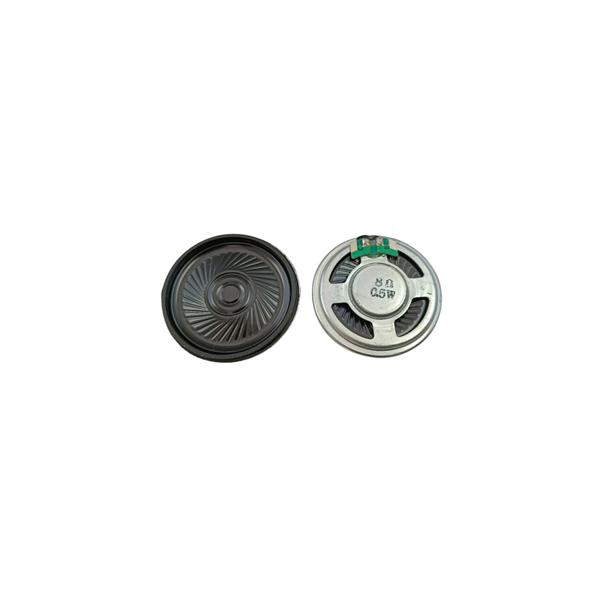 小型スピーカー　8Ω　0.5W　円の直径約φ40mm　厚約3.9mm　2個入　＜con-999＞