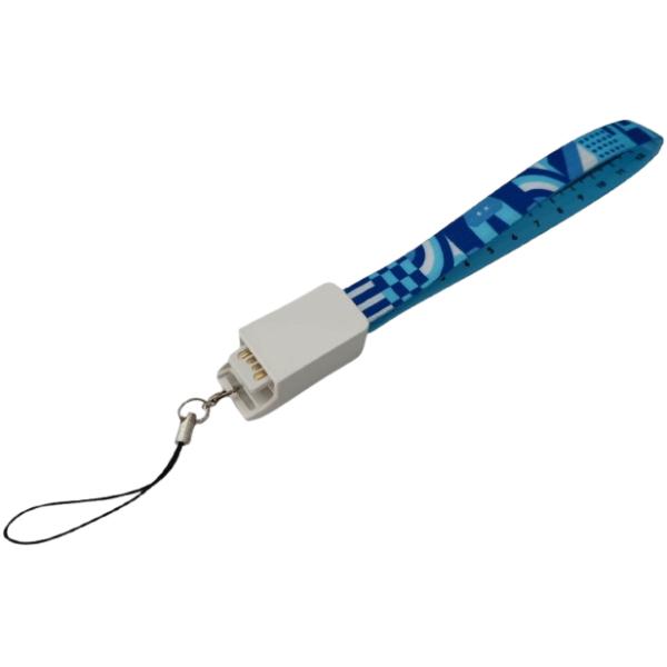 USB-Cタイプ充電ができるスマホストラップ ネックストラップ 1.3cm太紐 1個入＜kei-053＞